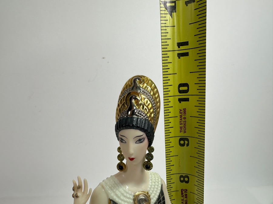 House Of Erte Isis Limited Edition Hand Painted Fine Porcelain Erte Figurine 10.5H Retails $300 [Photo 15]