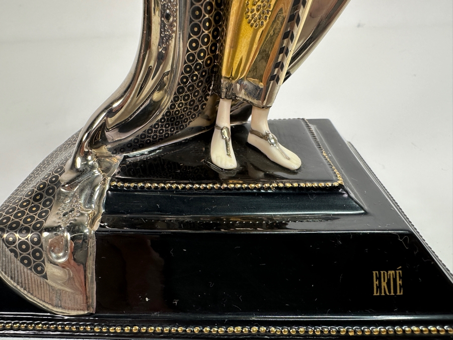 House Of Erte Isis Limited Edition Hand Painted Fine Porcelain Erte Figurine 10.5H Retails $300 [Photo 10]