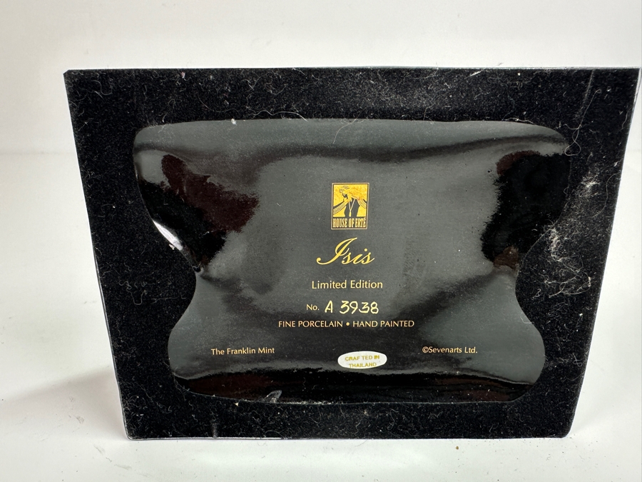 House Of Erte Isis Limited Edition Hand Painted Fine Porcelain Erte Figurine 10.5H Retails $300 [Photo 13]