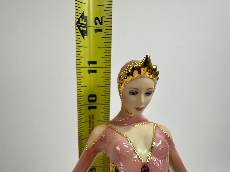 Franklin Mint Daybreak In Gold Fine Porcelain Figurine 11.5H Retails $150 [Photo 10]