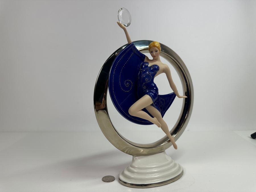 Franklin Mint Eclipse Fine Porcelain Figurine 12H Retails $150 [Photo 3]