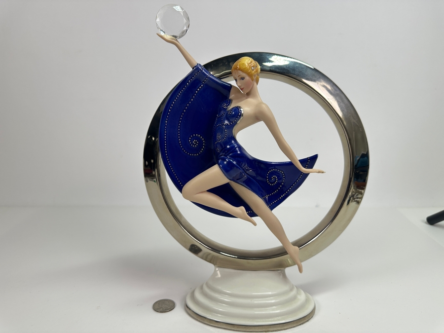 Franklin Mint Eclipse Fine Porcelain Figurine 12H Retails $150 [Photo 2]