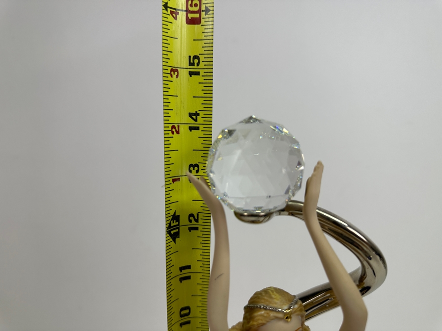 Franklin Mint Galaxy In Gold Fine Porcelain Figurine 14H Retails $150 [Photo 11]