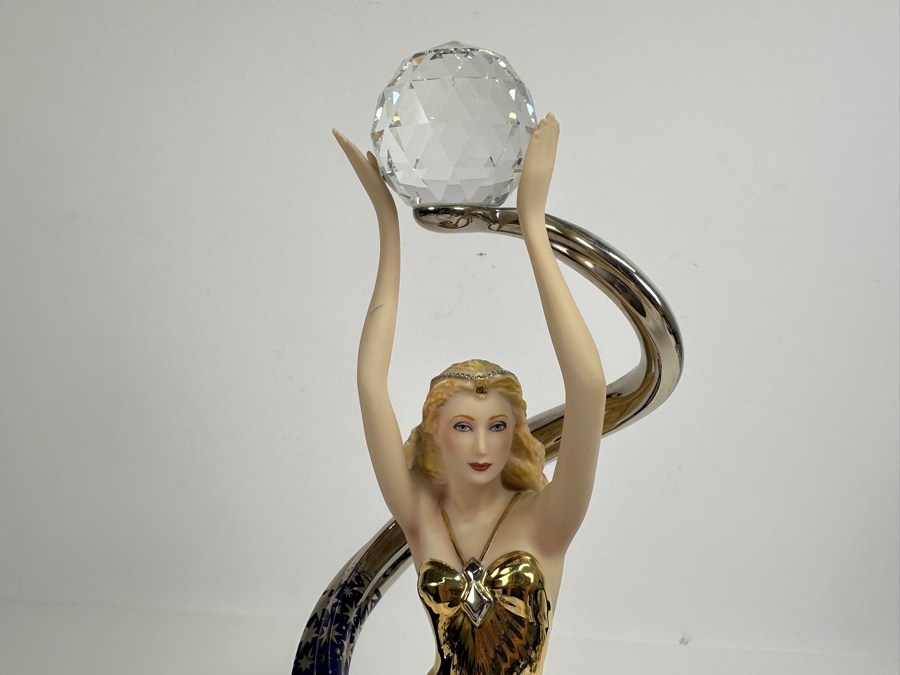 Franklin Mint Galaxy In Gold Fine Porcelain Figurine 14H Retails $150 [Photo 4]
