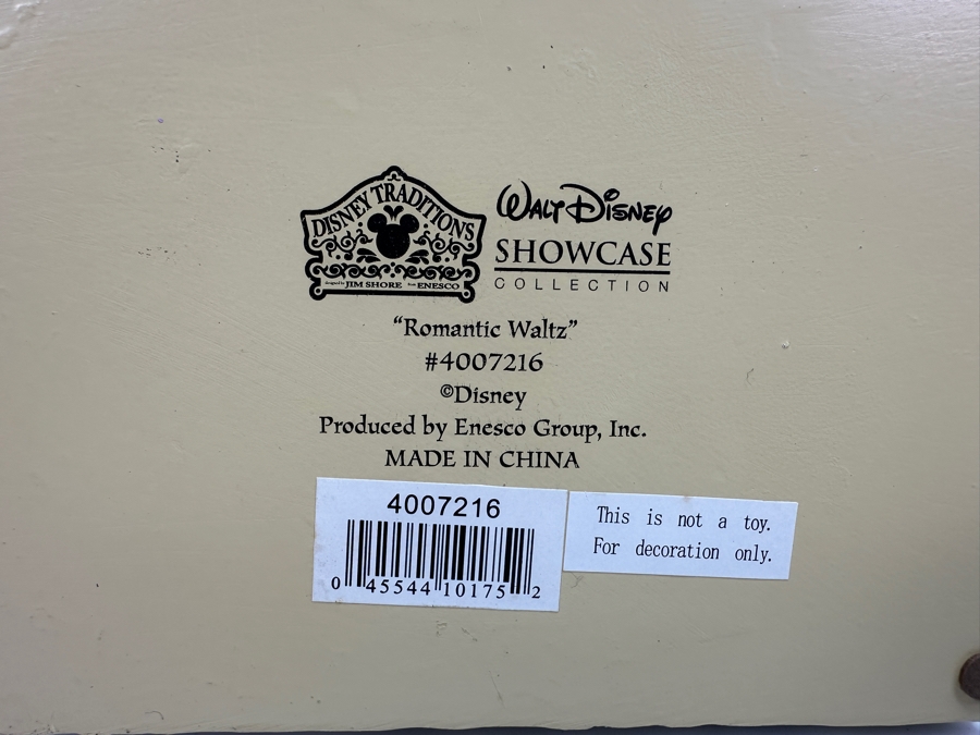 Walt Disney Showcase Collection 'Romantic Waltz' Cinderella 4007216 Enesco Jim Shore Figurine 9.5H [Photo 7]