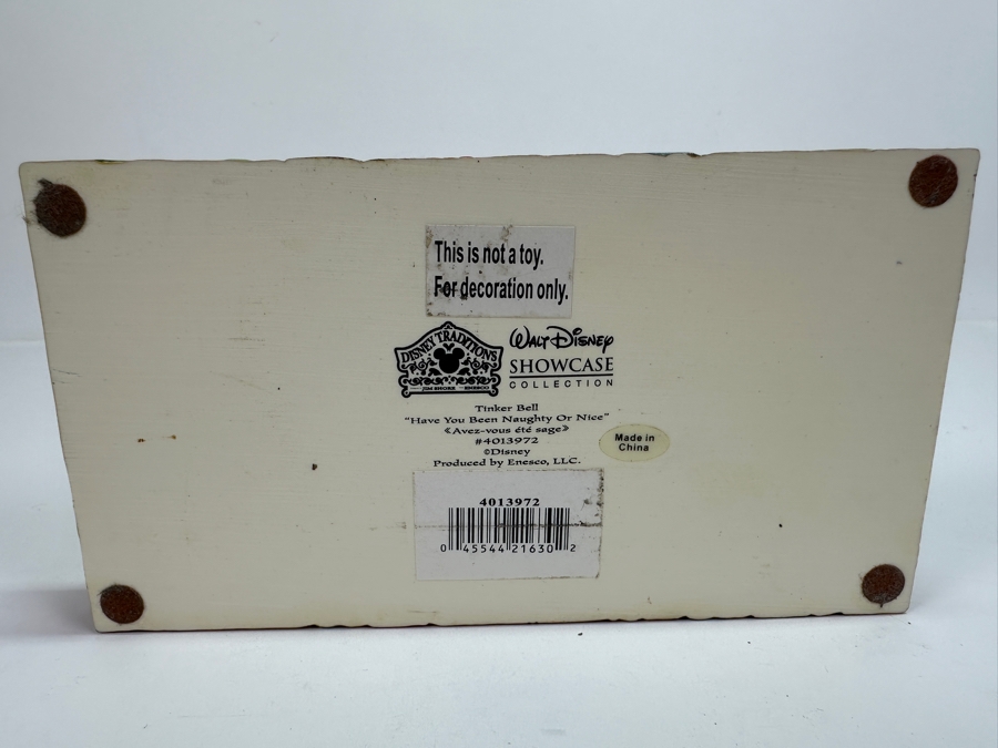Walt Disney Showcase Collection Tinker Bell 'Have You Been Naughty Or Nice' 4013972 Enesco Jim Shore Figurine 6H [Photo 6]