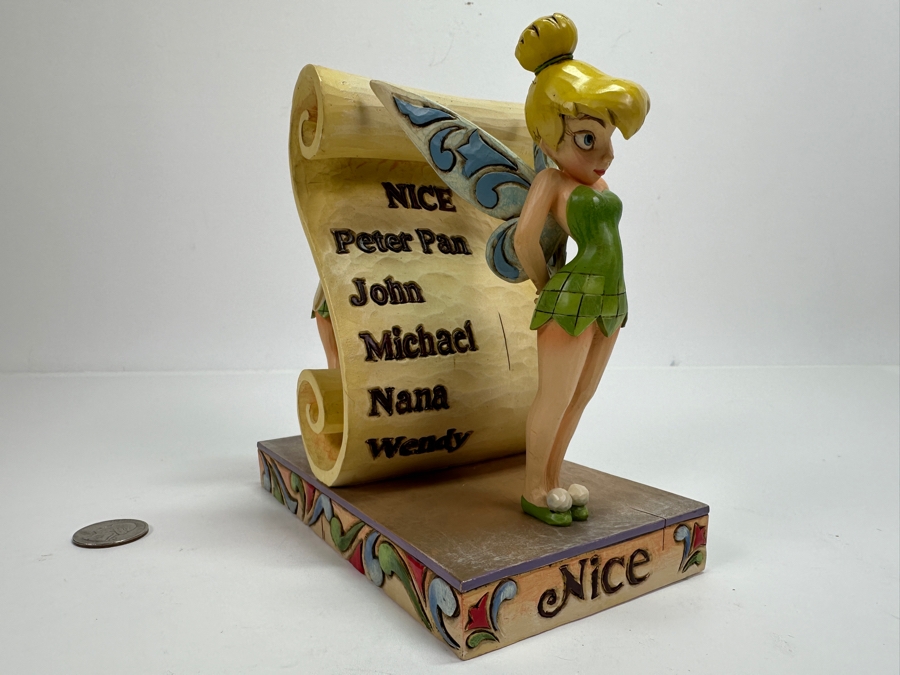 Walt Disney Showcase Collection Tinker Bell 'Have You Been Naughty Or Nice' 4013972 Enesco Jim Shore Figurine 6H [Photo 4]