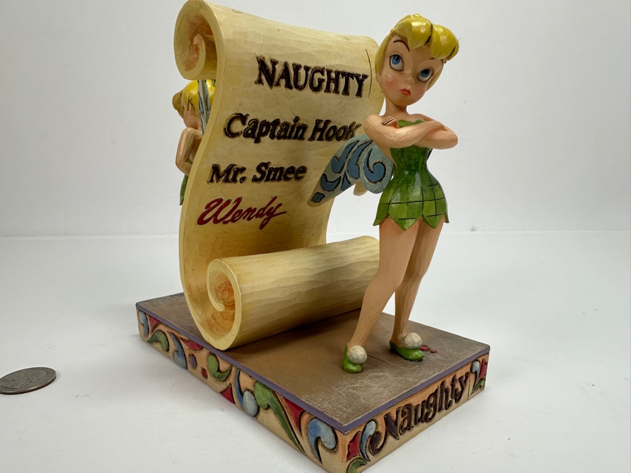 Walt Disney Showcase Collection Tinker Bell 'Have You Been Naughty Or Nice' 4013972 Enesco Jim Shore Figurine 6H [Photo 5]
