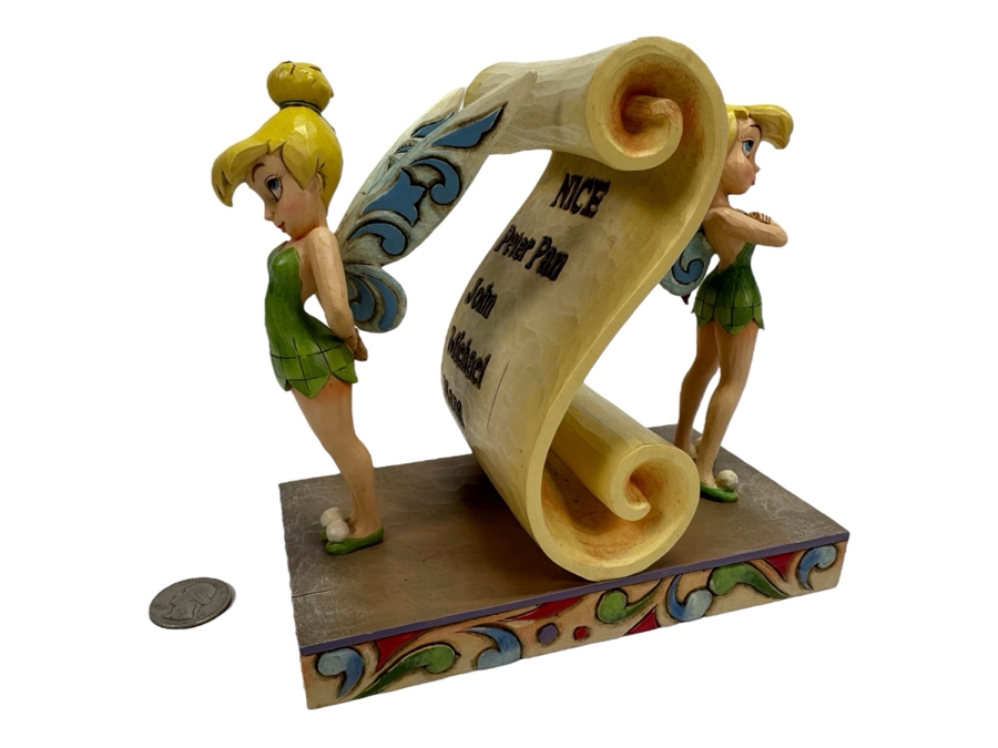 Walt Disney Showcase Collection Tinker Bell 'Have You Been Naughty Or Nice' 4013972 Enesco Jim Shore Figurine 6H [Photo 2]