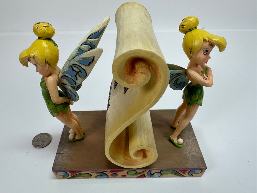 Walt Disney Showcase Collection Tinker Bell 'Have You Been Naughty Or Nice' 4013972 Enesco Jim Shore Figurine 6H [Photo 3]