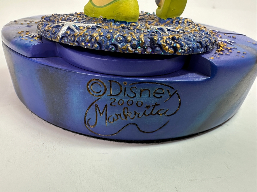 Walt Disney Showcase Collection Tinker Bell 'Pixie Pose' 4008082 Enesco Jim Shore Figurine 5H And Disney Tinker Bell 2000 Markrita Figurine 10H [Photo 10]