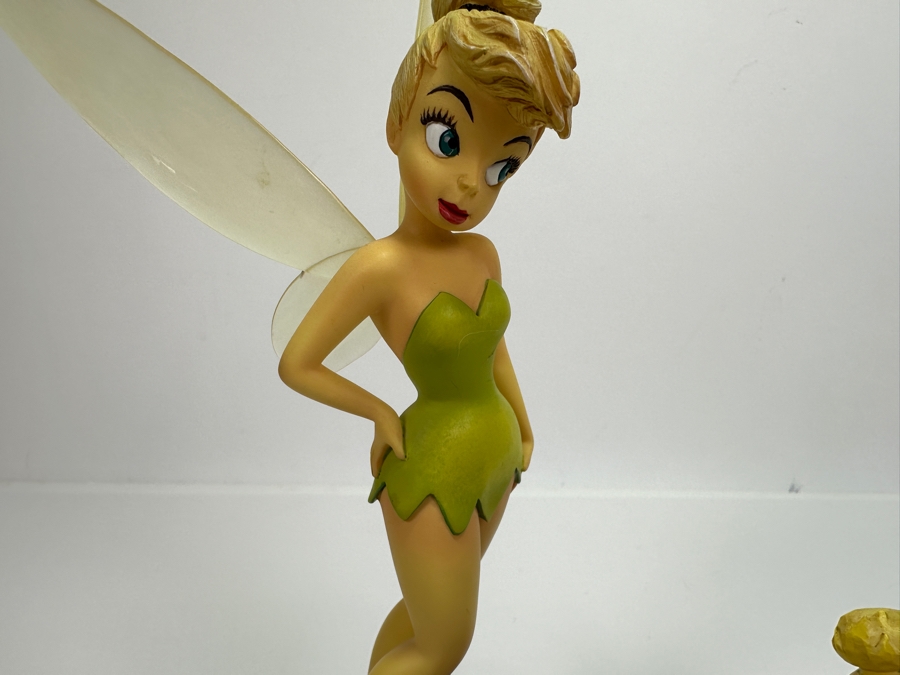 Walt Disney Showcase Collection Tinker Bell 'Pixie Pose' 4008082 Enesco Jim Shore Figurine 5H And Disney Tinker Bell 2000 Markrita Figurine 10H [Photo 5]