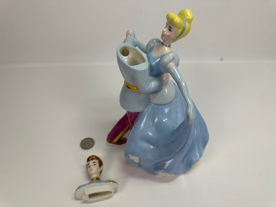 Disney Cinderella & Prince Charming Teapot 9H [Photo 5]