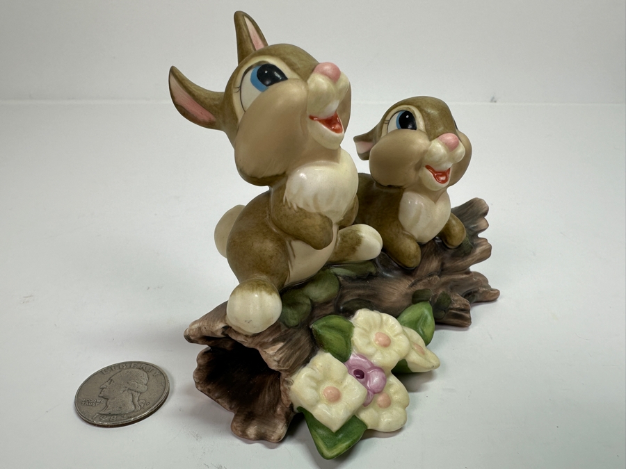 Walt Disney Classics Collection Bambi 50th Anniversary 'Hello, Hello There!' Porcelain Figurine 4.5W X 3.5H [Photo 4]