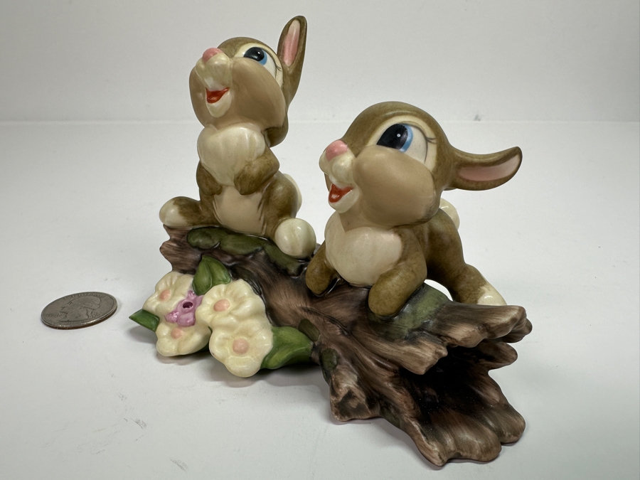 Walt Disney Classics Collection Bambi 50th Anniversary 'Hello, Hello There!' Porcelain Figurine 4.5W X 3.5H [Photo 6]