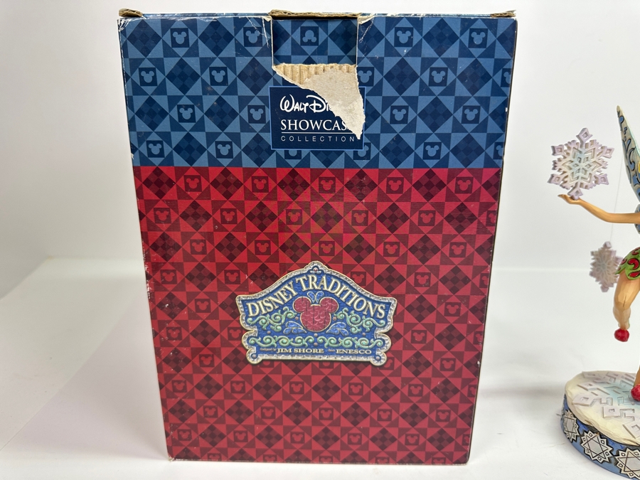 Walt Disney Showcase Collection 'Tinker Bell's Winter Wonderland' 4008068 Enesco Jim Shore Figurine 8.5H	 [Photo 4]