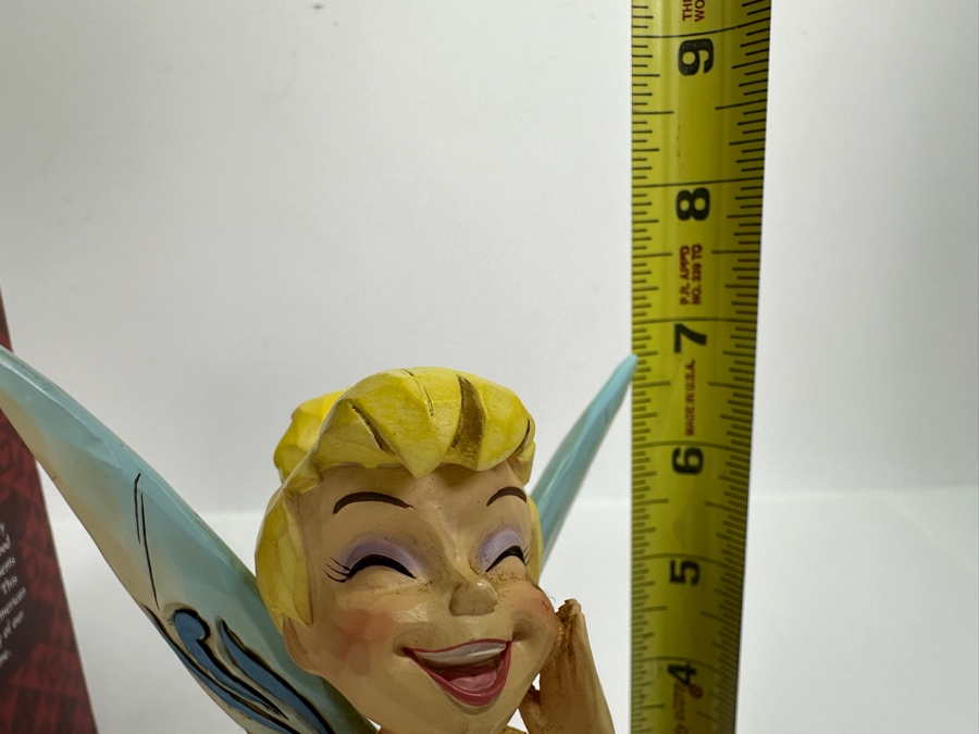 Walt Disney Showcase Collection Tinker Bell 'A Big Laugh' 4009044 Enesco Jim Shore Figurine 7H	 [Photo 6]