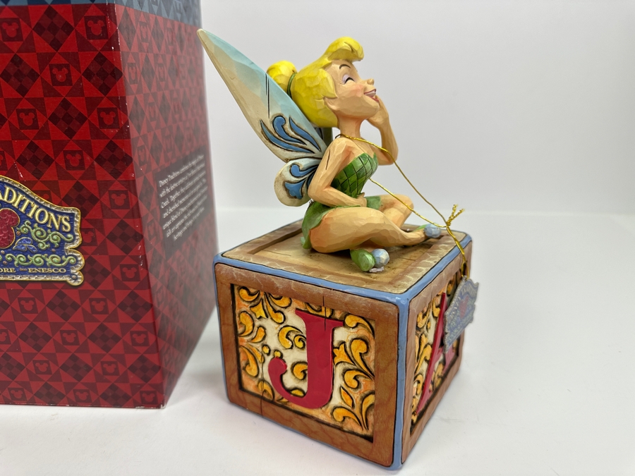 Walt Disney Showcase Collection Tinker Bell 'A Big Laugh' 4009044 Enesco Jim Shore Figurine 7H	 [Photo 3]