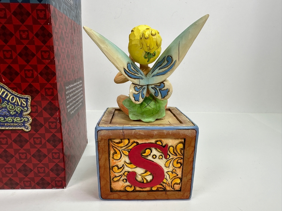Walt Disney Showcase Collection Tinker Bell 'A Big Laugh' 4009044 Enesco Jim Shore Figurine 7H	 [Photo 4]