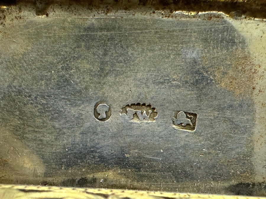 Just Added - Antique English Hallmarked Sterling Silver Vinaigrette Snuff Box 11.6g [Photo 8]