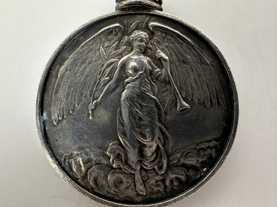 Just Added - Antique 1910 Silver United Kingdom King Edward VII Imperial Choir Award Medal Commemorative Issue Foundation Of Imperial Choir By Lord Strathcona 14.6g [Photo 4]