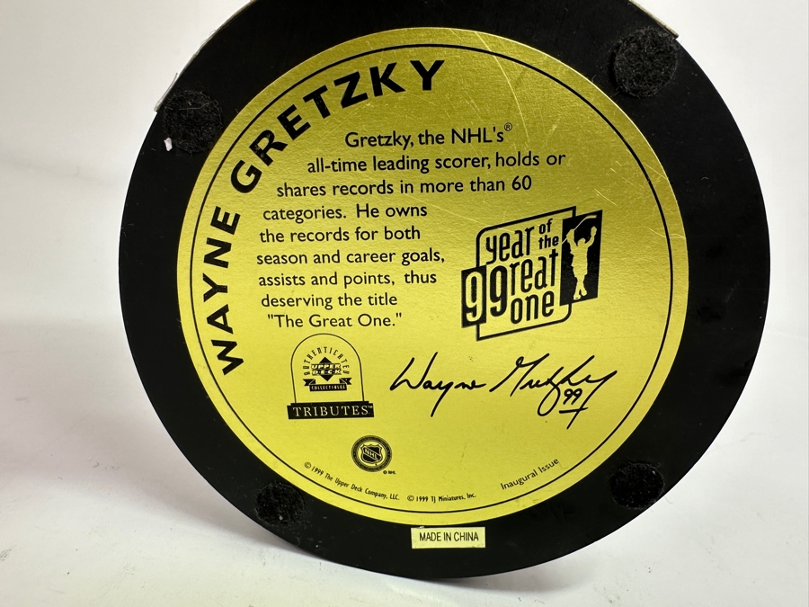Vintage 1999 Upper Deck Wayne Gretzky Year Of The Great One Figurine 4.5W X 5H [Photo 7]