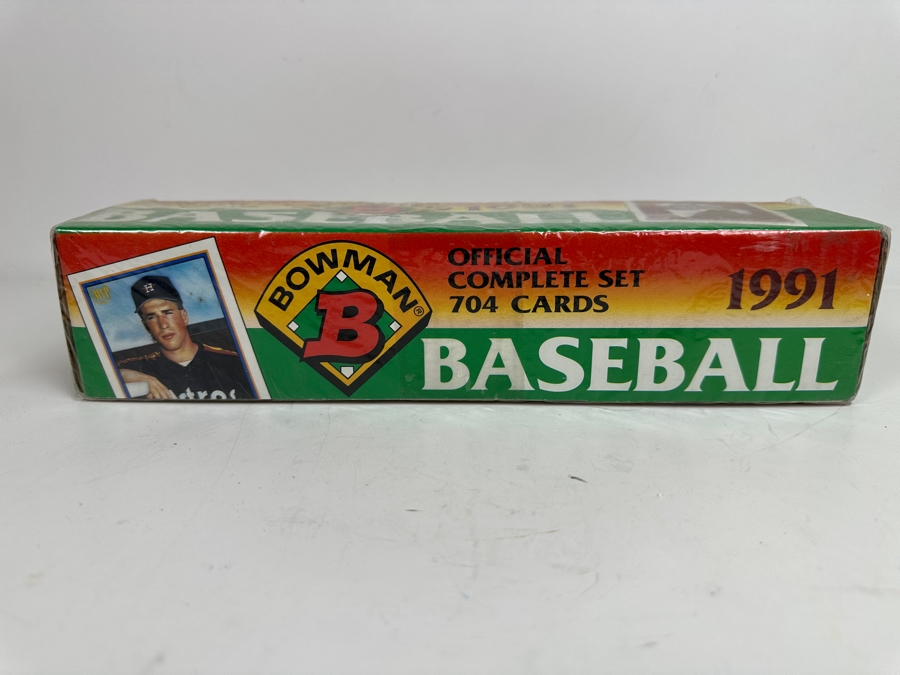 Sealed 1991 Topps Bowman Baseball Cards Official Complete Set 704 Cards New In Box [Photo 4]
