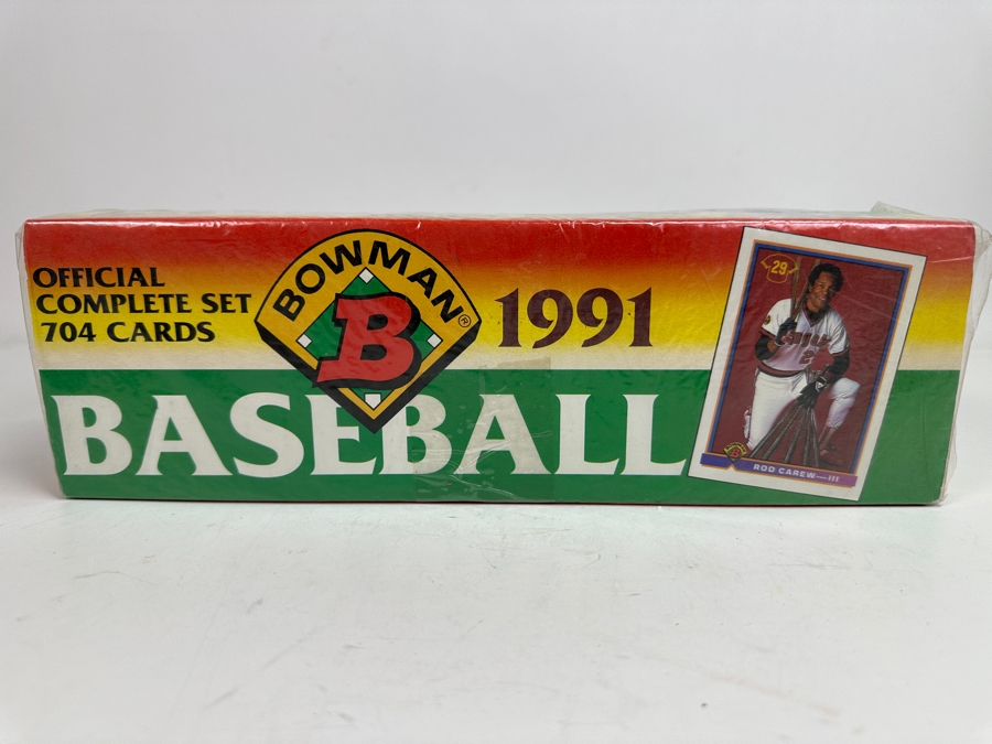 Sealed 1991 Topps Bowman Baseball Cards Official Complete Set 704 Cards New In Box [Photo 2]