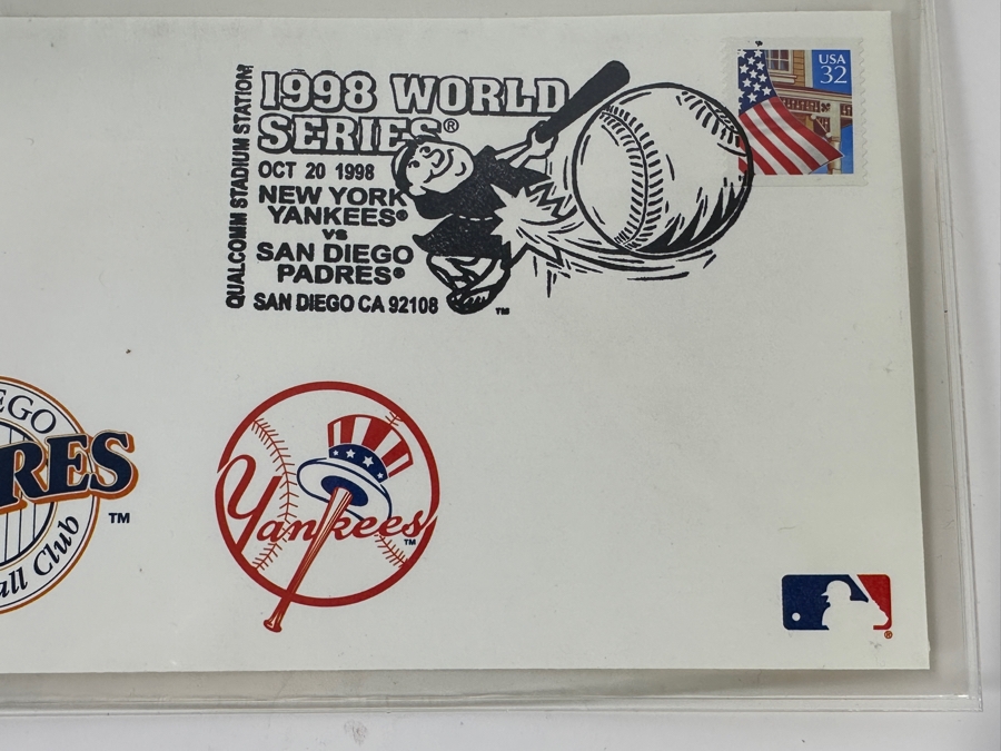Six Vintage Limited Collector's Edition San Diego Padres Vs New York Yankees 1998 World Series First Day Covers [Photo 3]