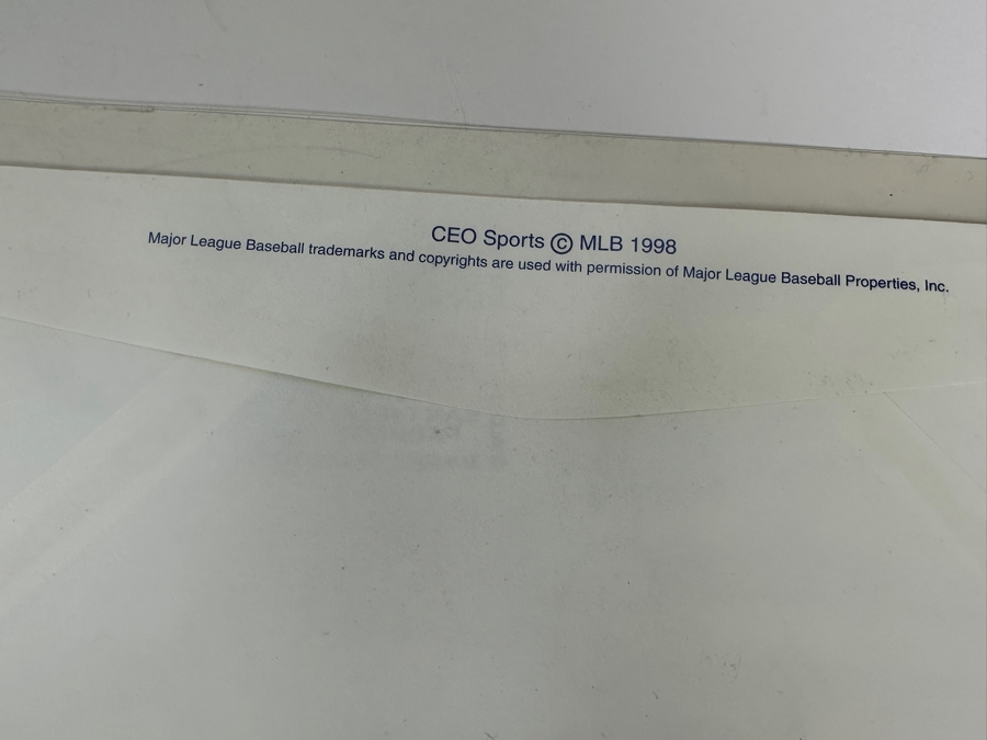 Three Vintage Limited Collector's Edition San Diego Padres Vs New York Yankees 1998 World Series First Day Covers And Three 1998 San Diego Padres National League Western Division Champions First Day Covers [Photo 6]