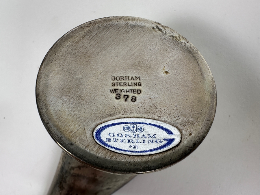 Just Added - Vintage Gorham Sterling Silver Weighted Pipe Rest With Vintage Meerschaum Smoking Pipe [Photo 9]