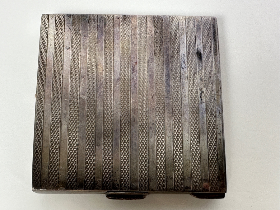Vintage Sterling Silver Compact 89.7g [Photo 3]