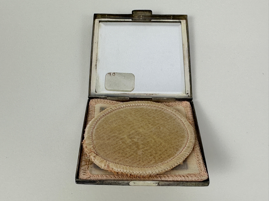 Vintage Sterling Silver Compact 89.7g [Photo 5]
