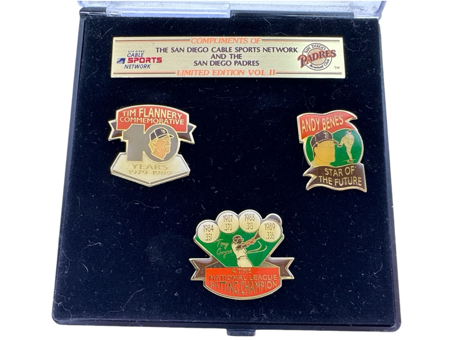 Vintage 1989 San Diego Padres Limited Edition Vol. II Pins