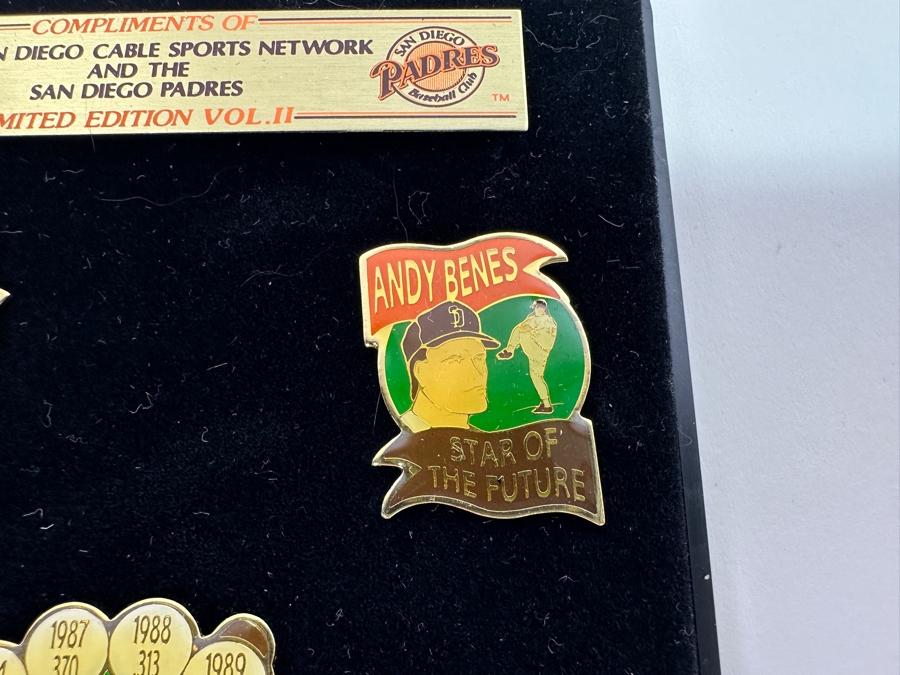 Vintage 1989 San Diego Padres Limited Edition Vol. II Pins [Photo 4]