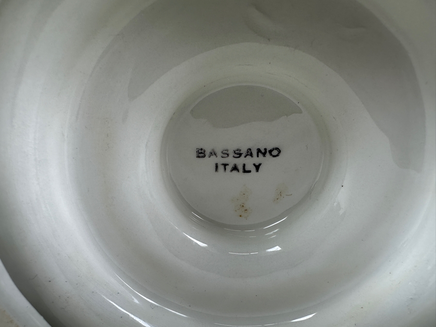 Large Signed Angela Rigoni Hand Painted Porcelain Vase From Bassano, Italy 16.5'H [Photo 6]