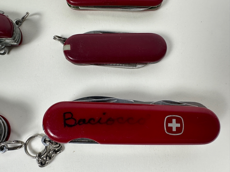 Collection Of Nine Pocket Knives Including Swiss Army Knives [Photo 2]