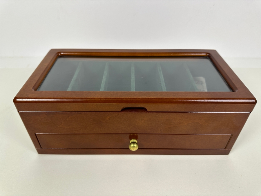Watch / Jewelry Box With Glass Top 12W X 6D X 4.5H [Photo 2]