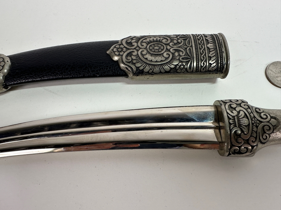 Decorative Knife With Sheath Owned By Opera Tenor Elliot Palay 16.5L [Photo 3]