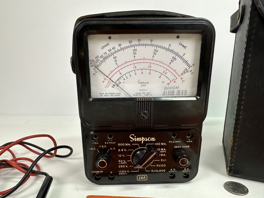 Vintage Simpson Multimeter Model 260, Series III [Photo 3]