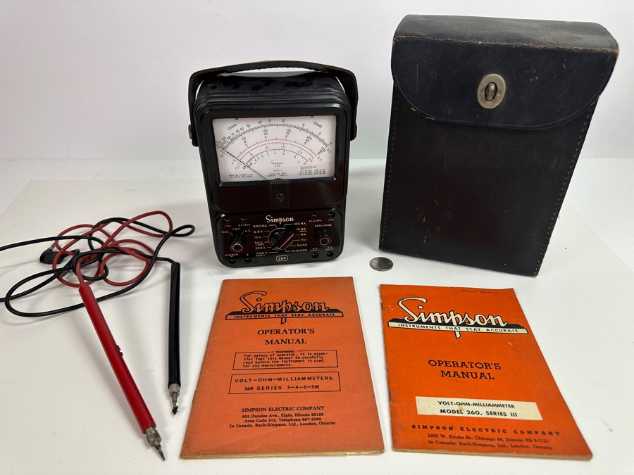 Vintage Simpson Multimeter Model 260, Series III [Photo 2]