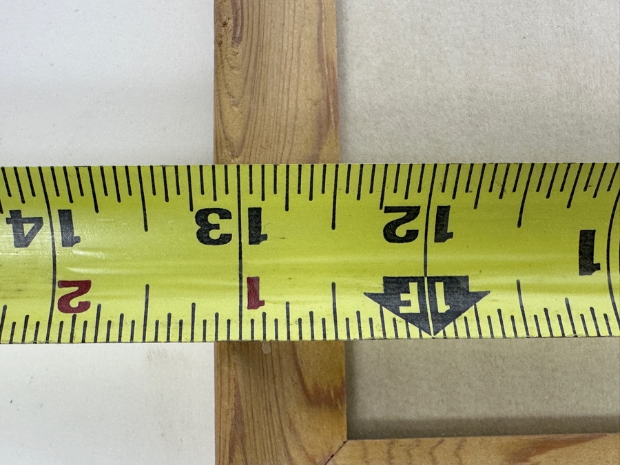 Vintage Mid-Century Hand Signed Woodcut Print Dated 1960 Framed 13 X 16 [Photo 8]