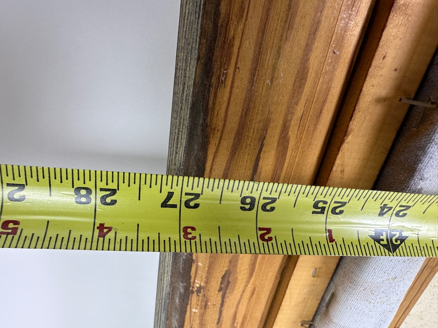 Original Desert Landscape Oil Painting On Canvas Signed W. Isaacs 20 X 16 Framed 27 X 23 [Photo 12]