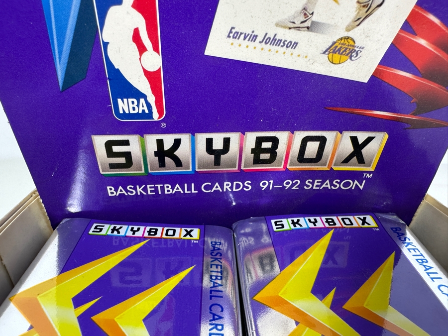 NBA Skybox Basketball Cards 91-92 Season - All Packs Have Been Opened - Cards Are In Mint Condition [Photo 3]