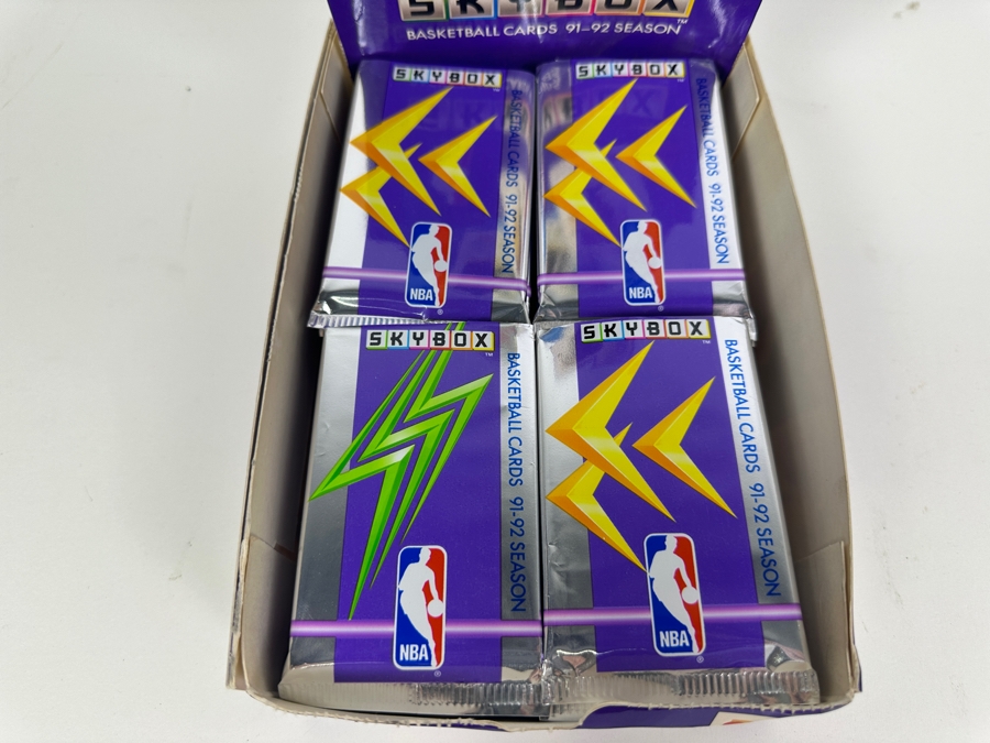 NBA Skybox Basketball Cards 91-92 Season - All Packs Have Been Opened - Cards Are In Mint Condition [Photo 4]