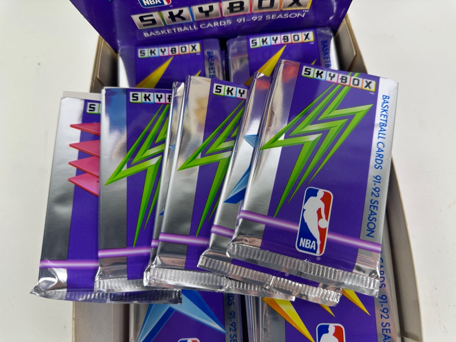 NBA Skybox Basketball Cards 91-92 Season - All Packs Have Been Opened - Cards Are In Mint Condition [Photo 8]