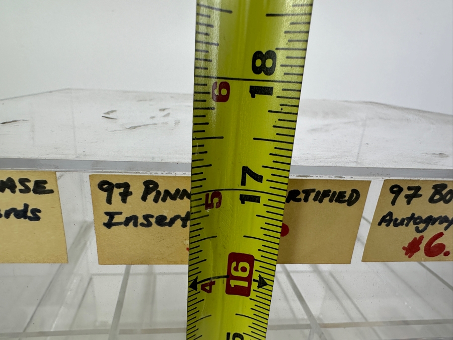 Acrylic Store Display Used In 1990s Sports Card Shop 12W X 11D X 17H [Photo 5]