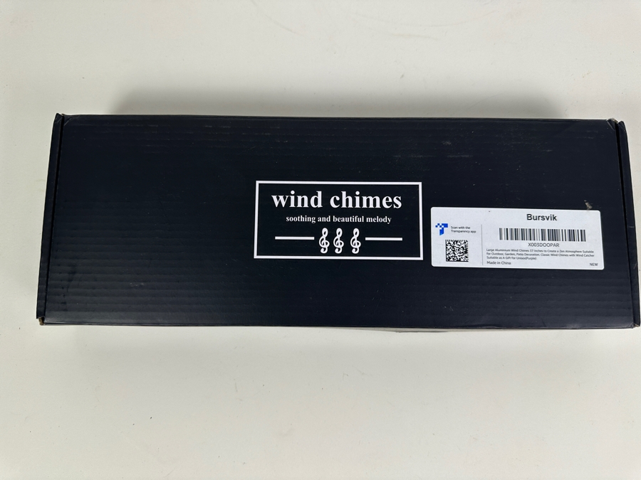 New Purple Aluminum Wind Chimes Bursvik 37H [Photo 2]