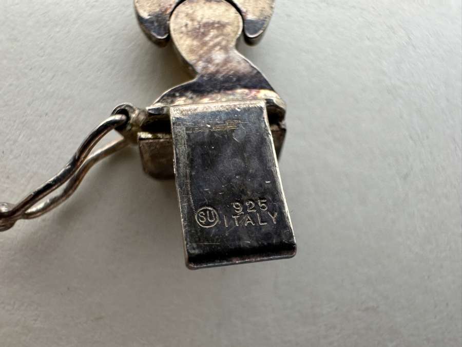 Pair Of Sterling Silver 8' Bracelets 32.6g [Photo 5]