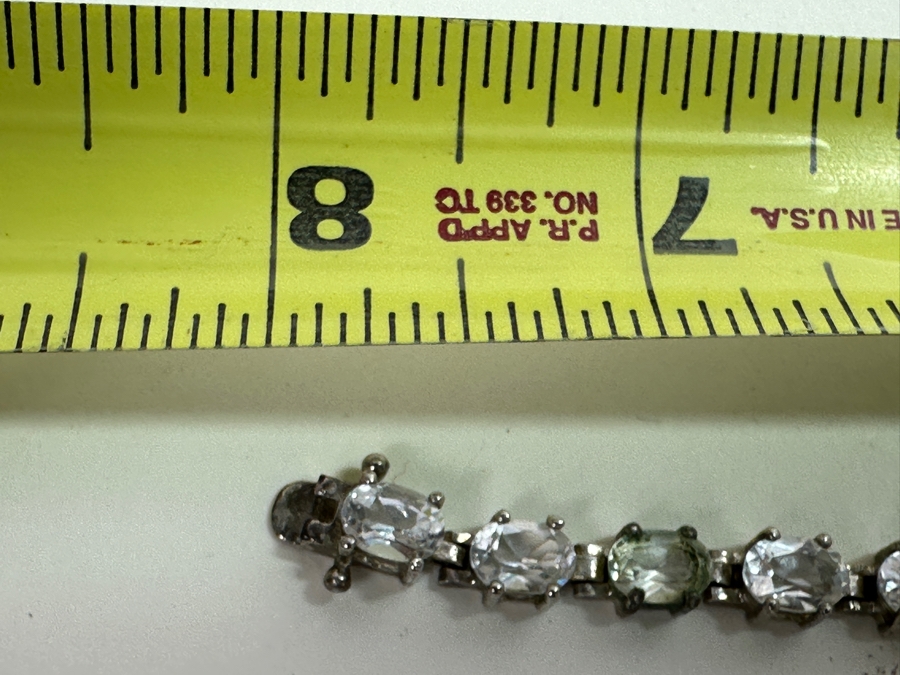 Pair Of Sterling Silver 8' Bracelets 30.6g [Photo 7]